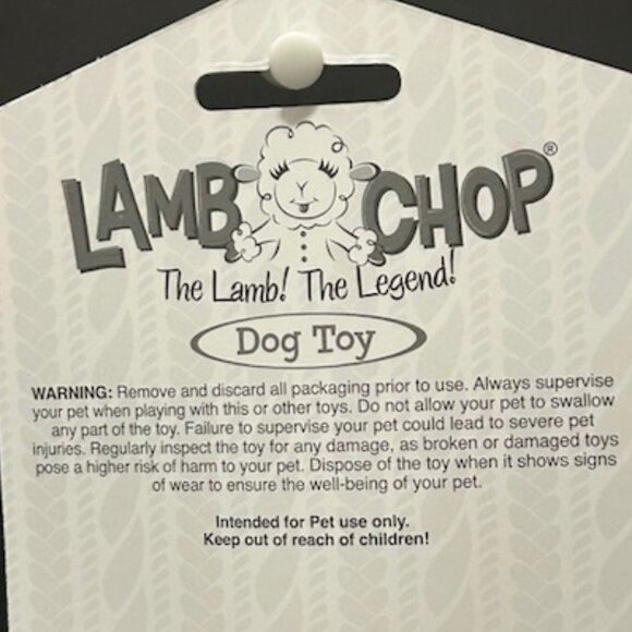 Small Lamb Chop Dog Plush Toy - Picture 2 of 6